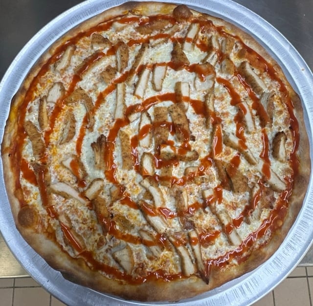 Buffalo Chicken Pizza.